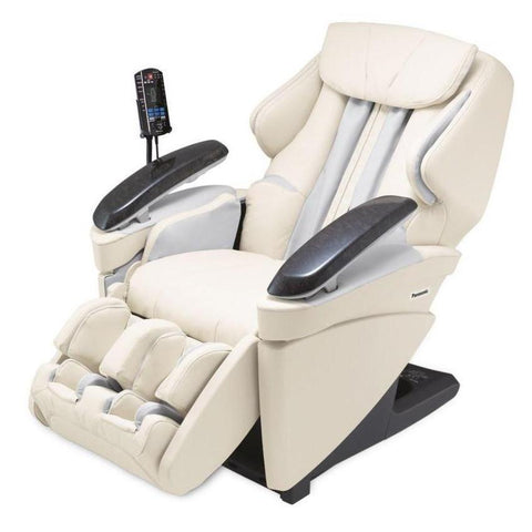 Мощният - Panasonic EP-MA70CX802 Real Pro Hot Stone Massage Chair-Beige Faux Leather Massage Chair World