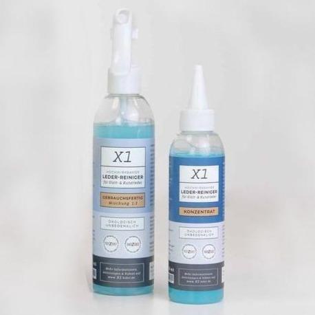 X1 Препарат за почистване на петна от истинска и имитация на кожа - 400 ml - масажен стол World